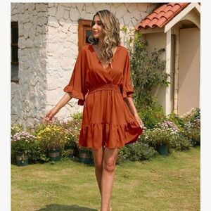 V-Neck Casual Summer Dress - M - NWOT